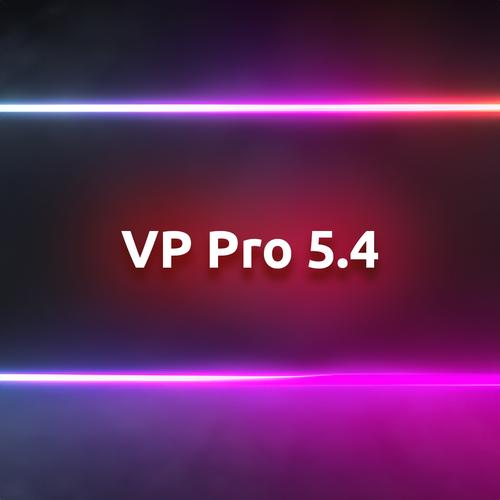 VP Pro 5.4.0 Release postcard