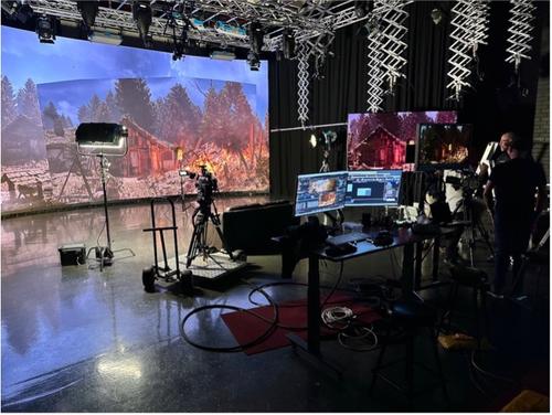 TAFE NSW St Leonards Campus Virtual Production Studio postcard
