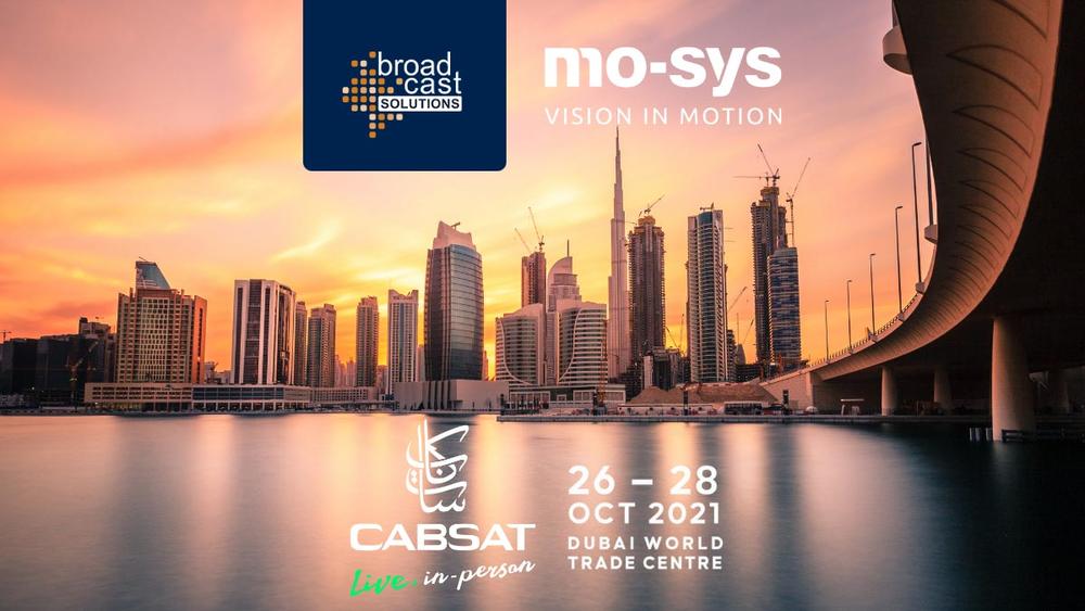 Partnership with Broadcast Solutions ME at CABSAT 2021 poster