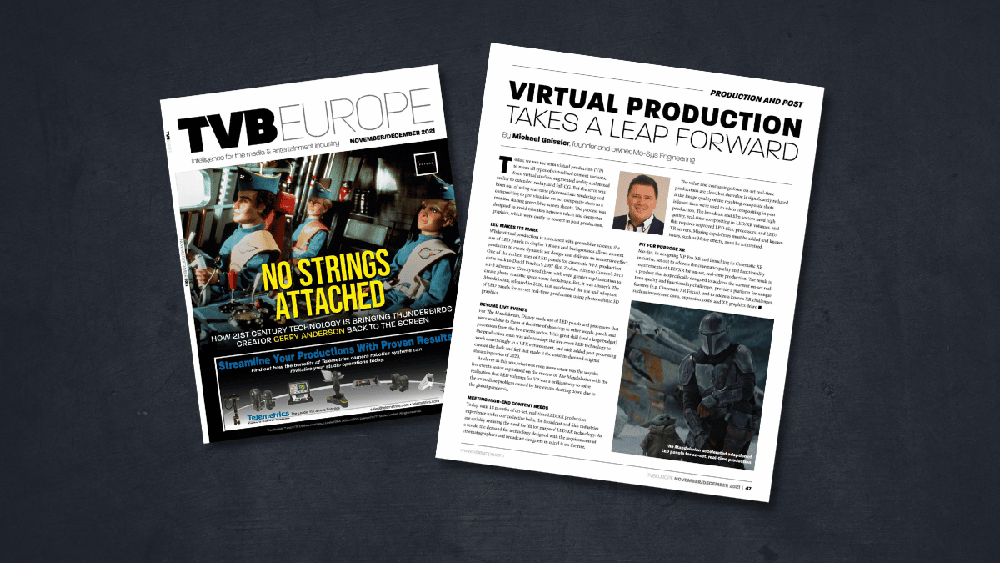 Virtual Production Takes a Leap Forward poster