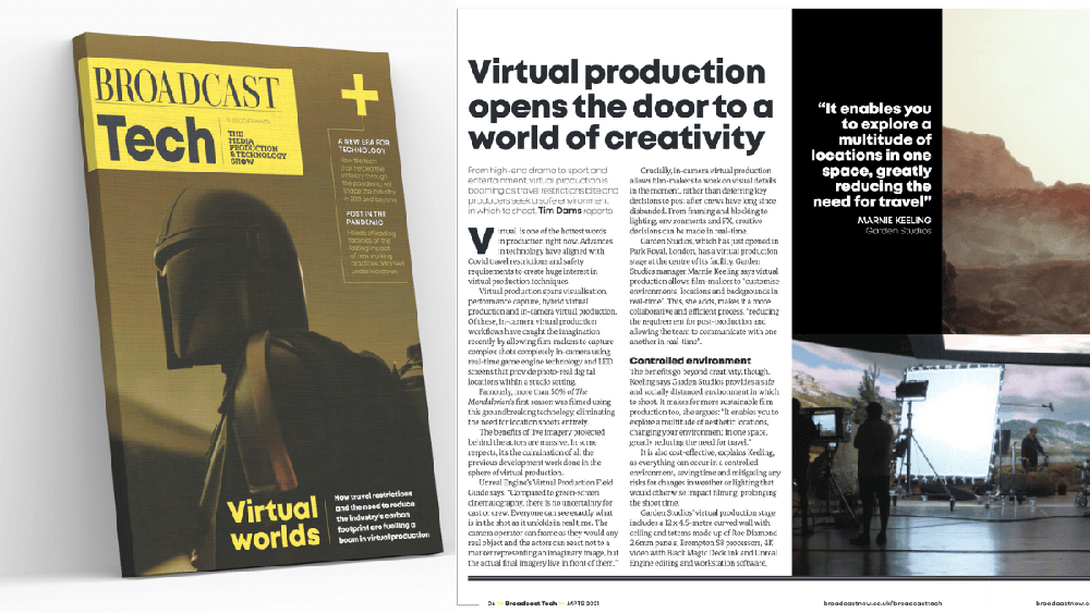 Virtual production opens the door to a world of creativity poster