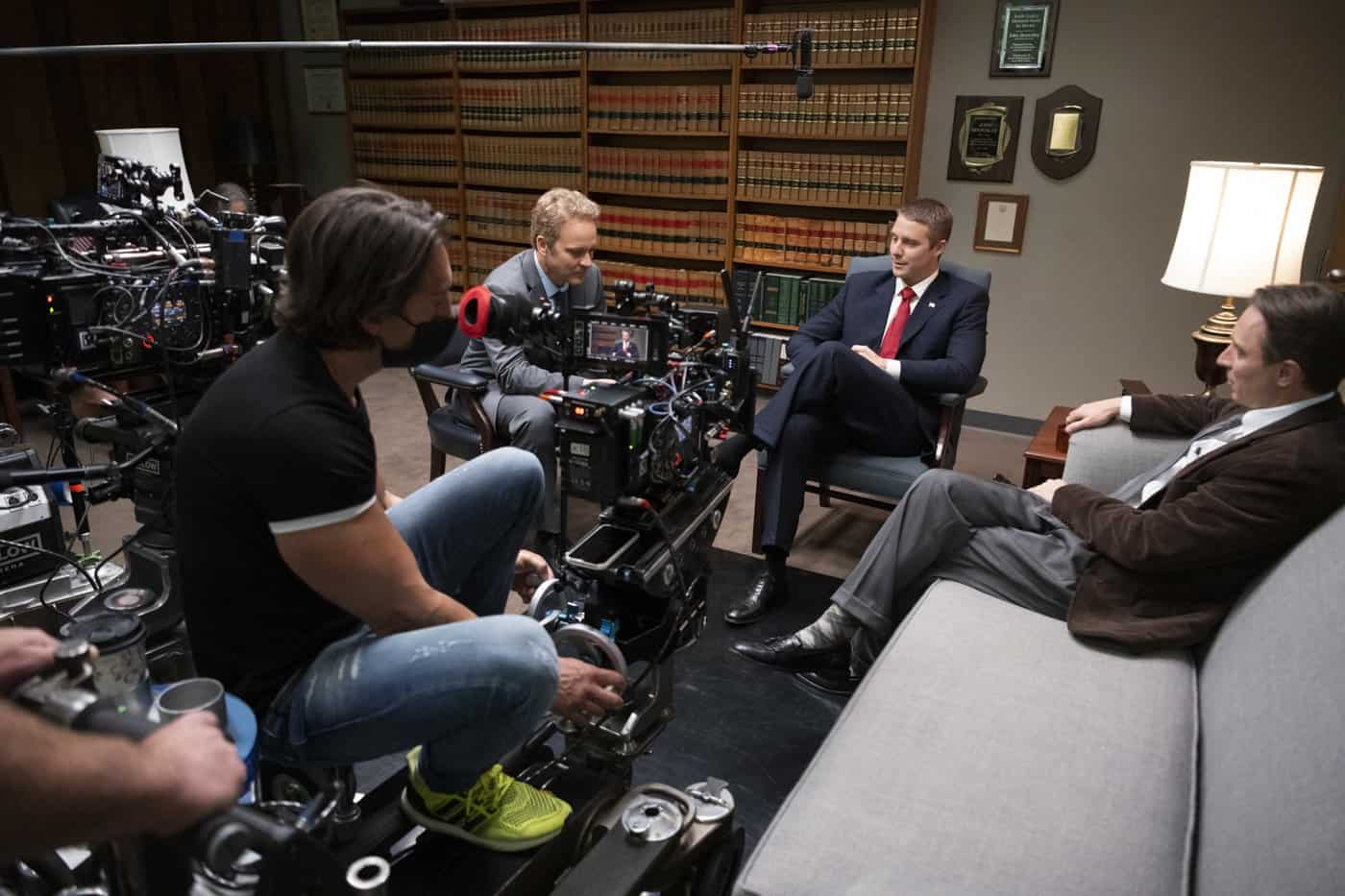 Joseph Arena on set