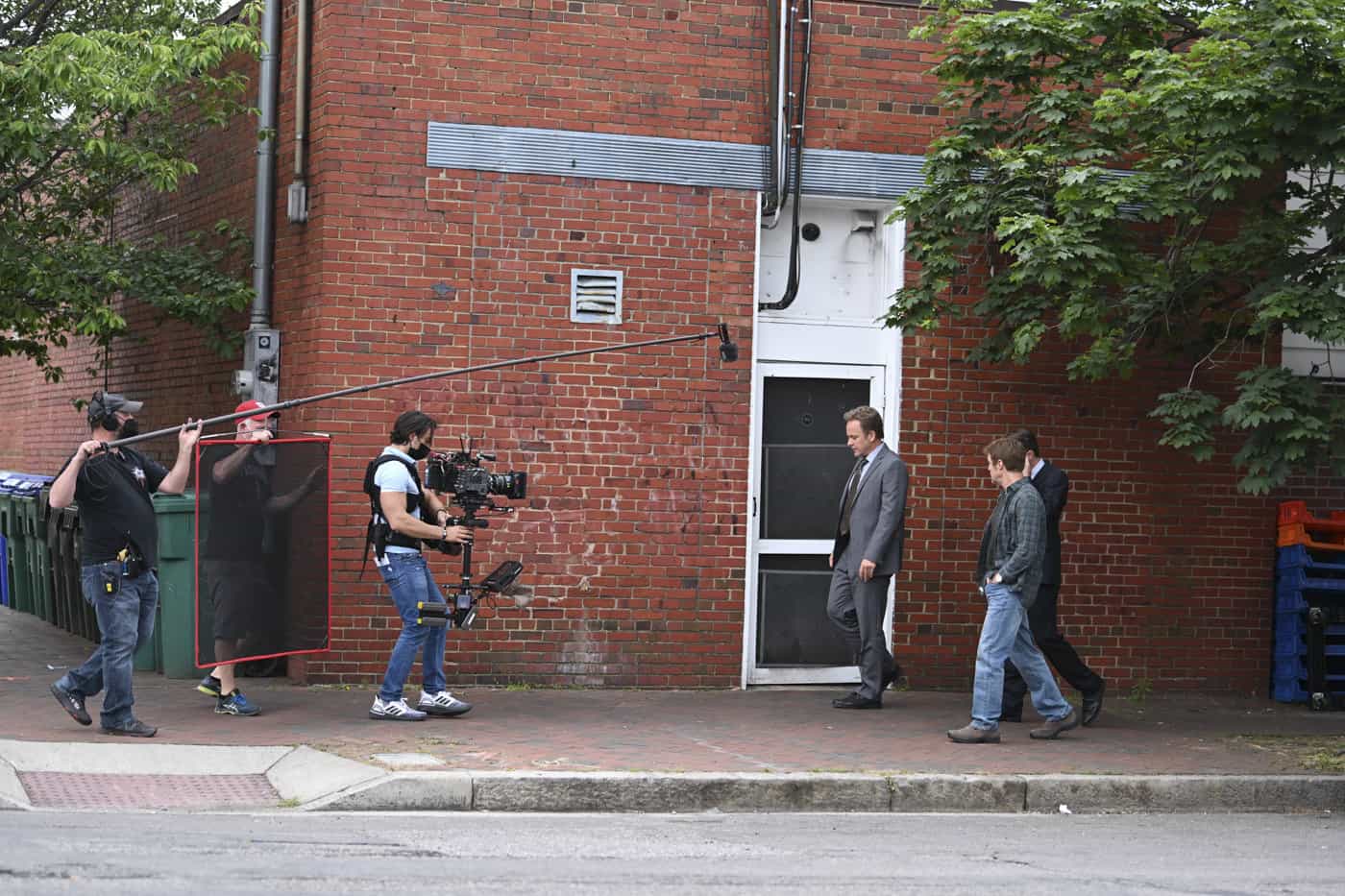 Joseph Arena on set