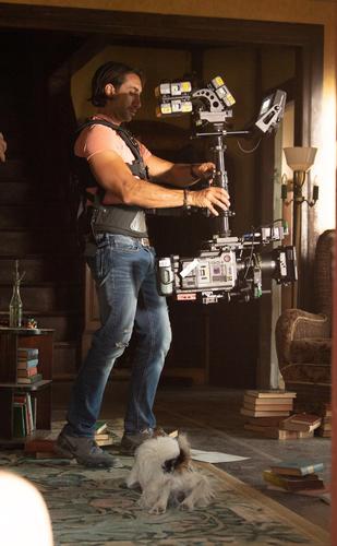 Joseph Arena on set