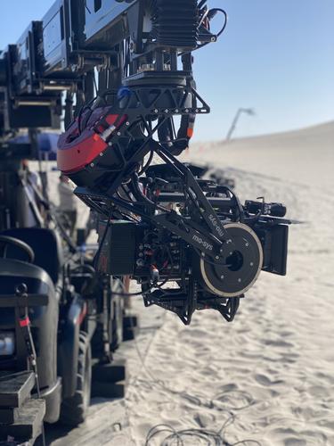 Jim van Dijk using his G30 on ‘Wheel of Time’ Season 3