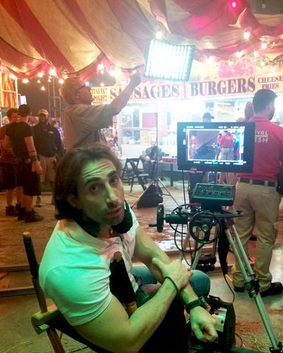 Joseph Arena on set