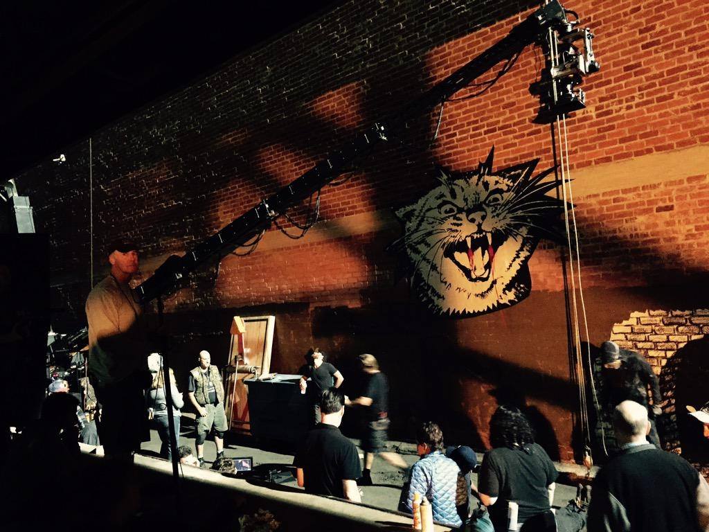 Mo-Sys Lambda on Technocrane shooting scene for Criminal Minds.