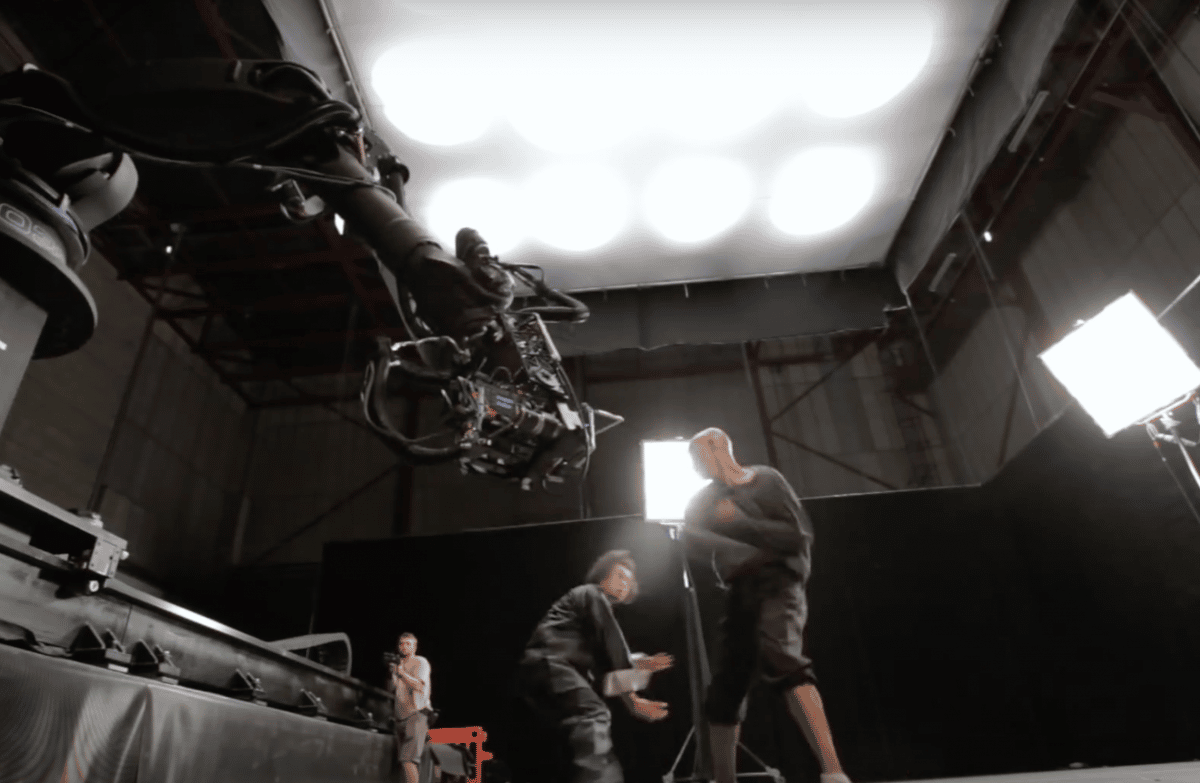 Proof of concept for new Keanu Reeves movie. Modified Mo-Sys Lambda mounted to Bot'n'Dolly robot.